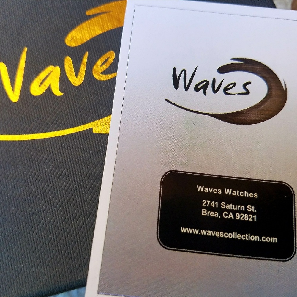 NEW!! Made in USA Waves Men's Watch - Picture 5 of 8
